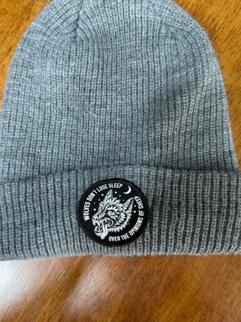 Sketchy Tank Gray Beanie Skater Streetwear Knit Hat